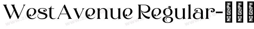 WestAvenue Regular字体转换